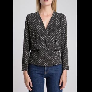 Rouje Elisa Black Printed Blouse XS/34